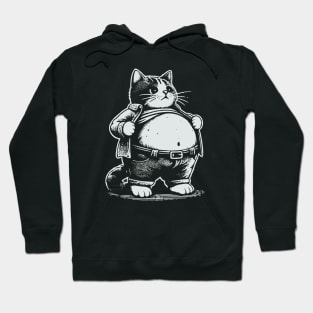 Chubby Cat // Funny Cat Lover Hoodie